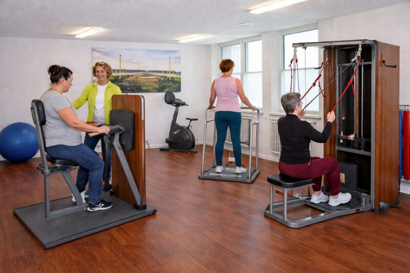 Medizinisches Gerätetraining (KGG) unter physiotherapeutischer Betreuung in der Praxis Ulrike Freund Dortmund